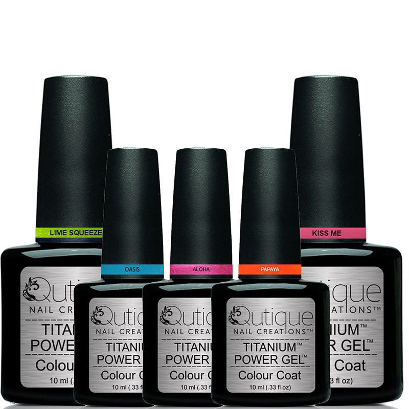 5 Colours -Gel Nail Polish Pack -HEMA Free