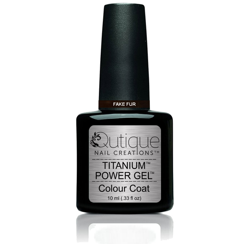 Gel Nail Polish -Fake Fur (brown) -HEMA Free - Image 2