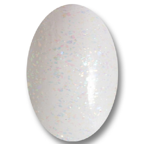 Gel Nail Polish -Frost Shards (clear multi coloured glitter) -HEMA Free - Image 3