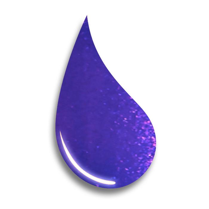 Gel Nail Polish Glitter Gel -Imagine (purple) -HEMA Free - Image 2