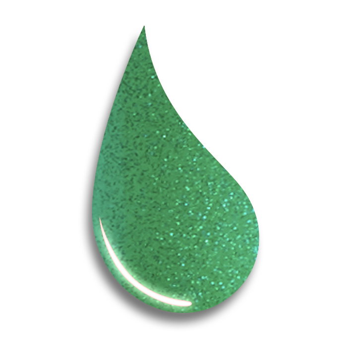 Gel Nail Polish Glitter Gel -Mojito (green) -HEMA Free - Image 2