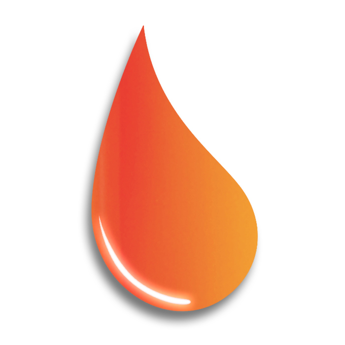 Gel Nail Polish Neon -Orange -HEMA Free - Image 2