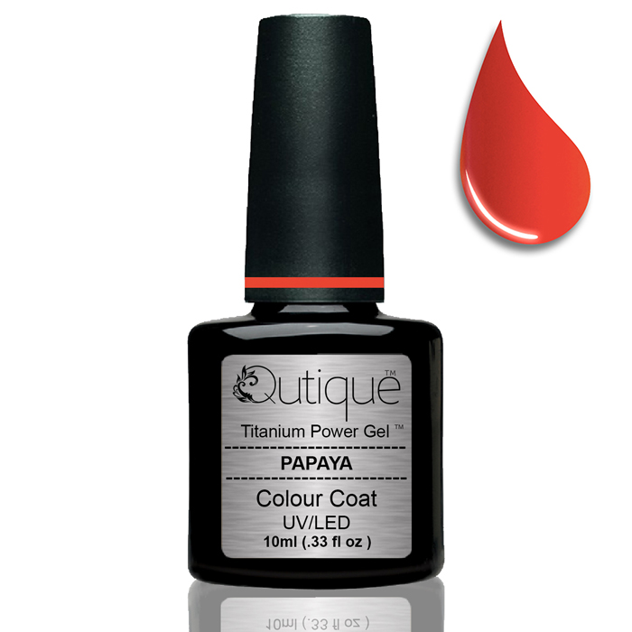 Gel Nail Polish -Papaya (orange) -HEMA Free