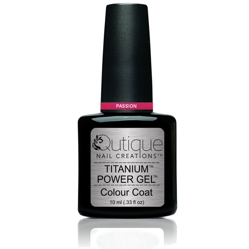 Gel Nail Polish -Passion (hot pink) -HEMA Free - Image 2