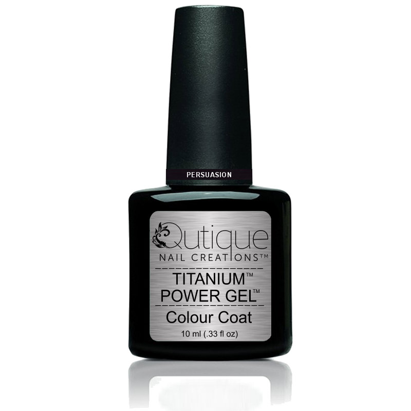 Gel Nail Polish -Persuasion (dark plum) -HEMA Free - Image 2
