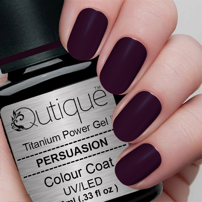 Gel Nail Polish -Persuasion (dark plum) -HEMA Free