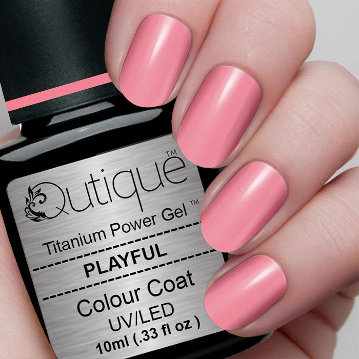 Gel Nail Polish -Playful (pink) -HEMA Free