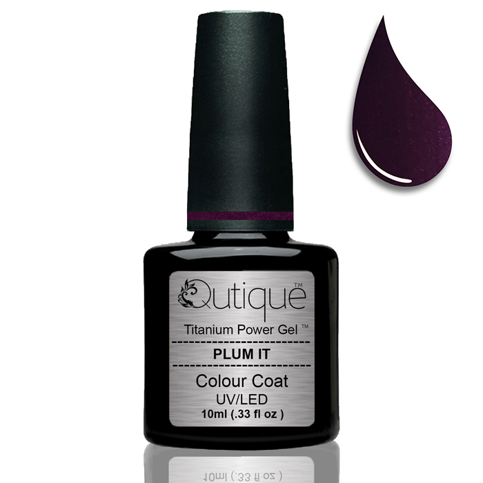 Gel Nail Polish -Plum It (dark purple) -HEMA Free
