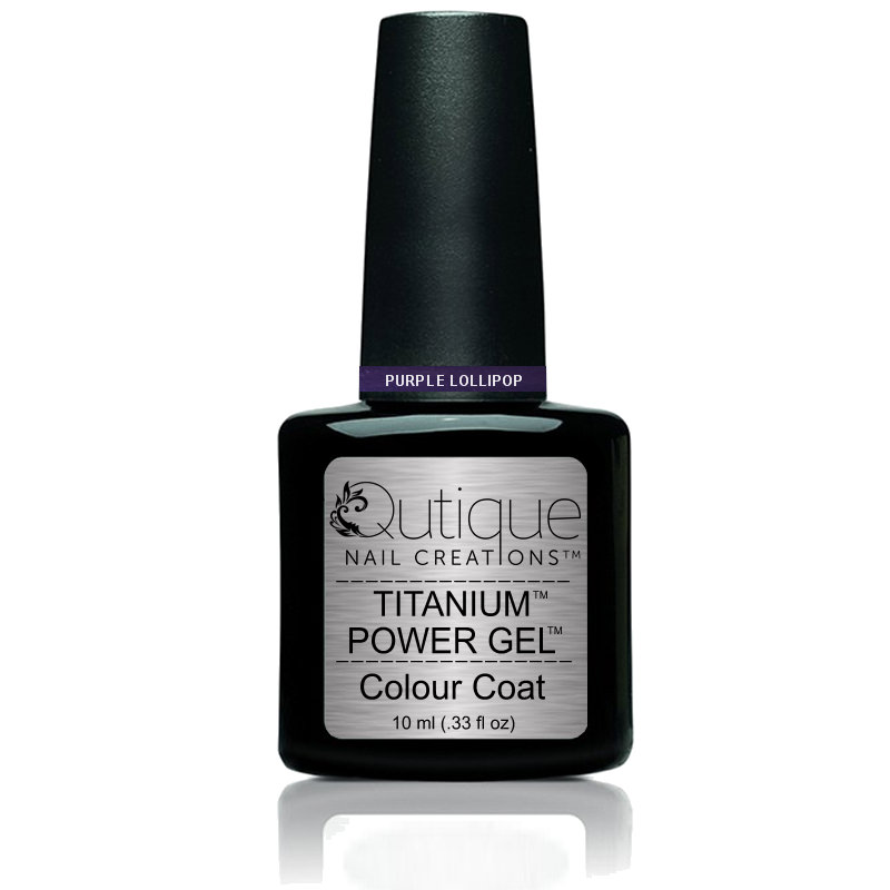 Gel Nail Polish -Purple Lollipop (dark purple) -HEMA Free - Image 2