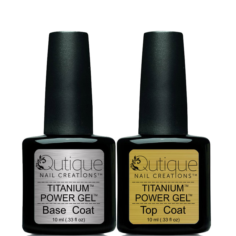 Base & Q Gloss Top Coat Duo Pack -HEMA Free