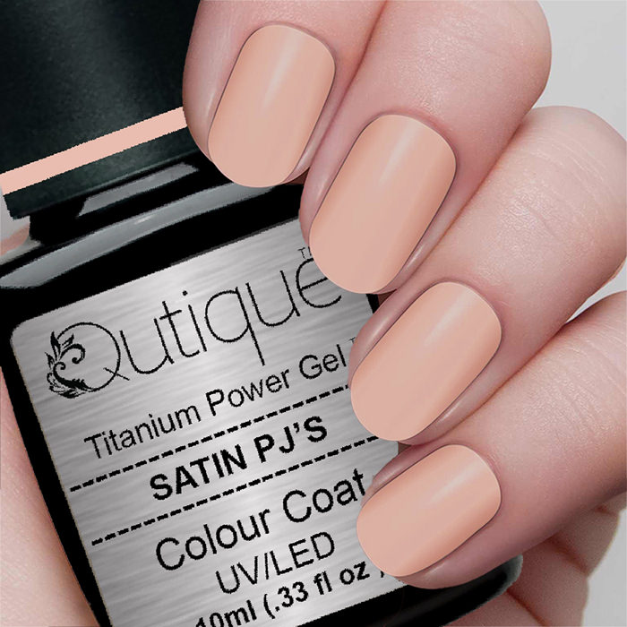 Gel Nail Polish -Satin PJ's (taupe beige) -HEMA Free