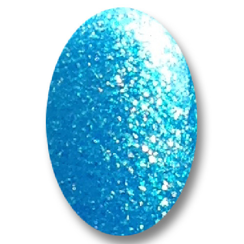 Gel Polish Colour Glitter Gel -Sea Breeze (light blue) -HEMA Free - Image 3