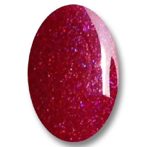 Gel Nail Polish Glitter Gel -Sirens (red) -HEMA Free - Image 3