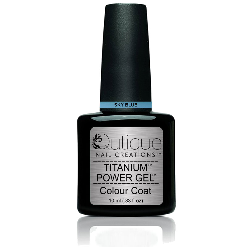 Gel Nail Polish -Sky Blue (light blue) -HEMA Free - Image 2