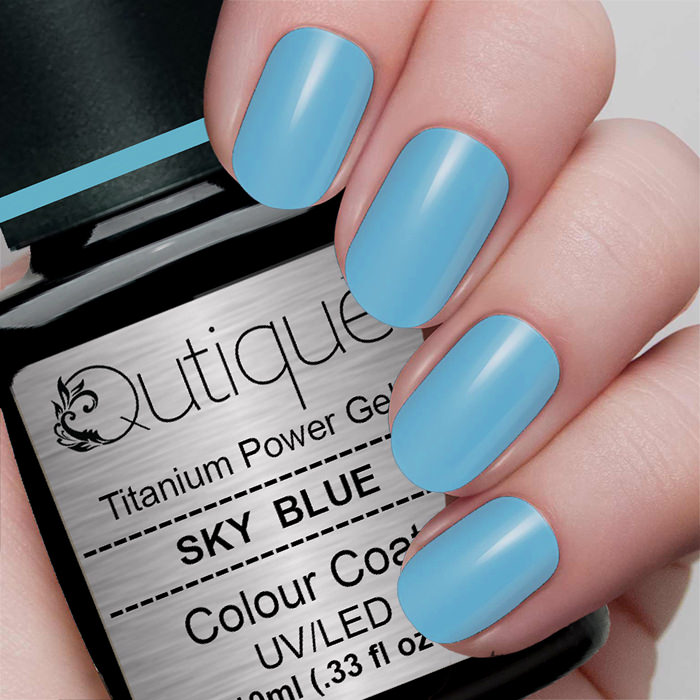 Gel Nail Polish -Sky Blue (light blue) -HEMA Free