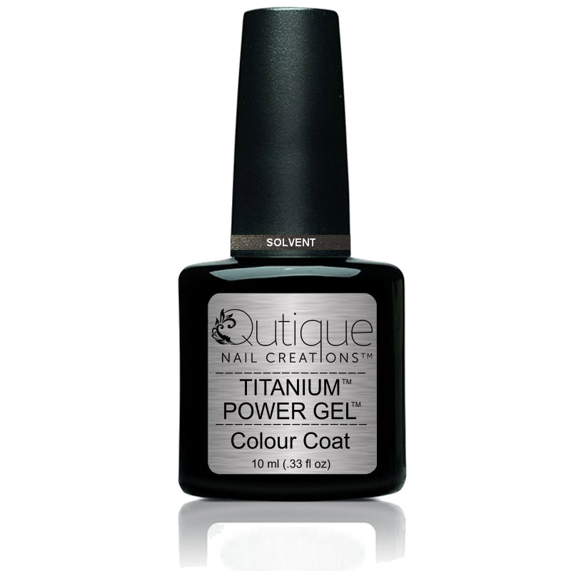 Gel Nail Polish -Solvent (grey gold silver shimmer) -HEMA Free - Image 2