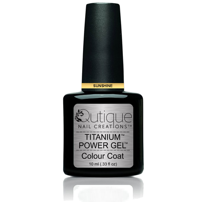 Gel Nail Polish -Sunshine (light yellow) -HEMA Free - Image 3
