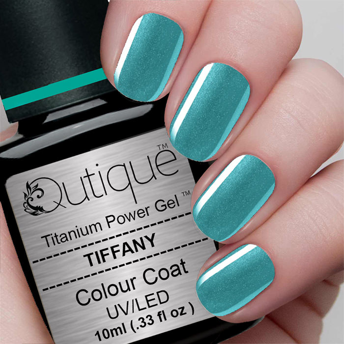 Gel Nail Polish -Tiffany (teal green shimmer) -HEMA Free