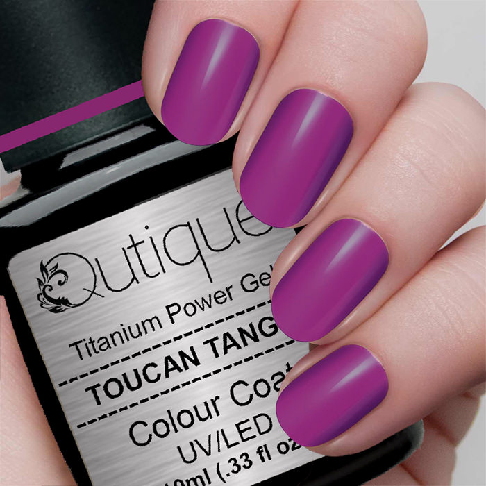 Gel Nail Polish -Toucan Tango (purple shimmer) -HEMA Free